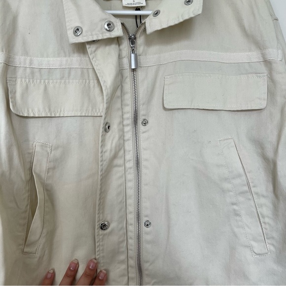 NWT Cream Utility Light Jacket - Picture 4 of 6